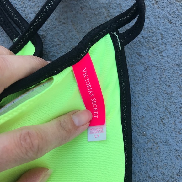 Victoria’s Secret Neon Green Bikini Top Small - Picture 6 of 6